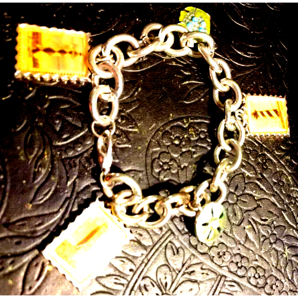 Vintage Silver Lighthouse Bracelet